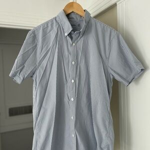 Men's Abercrombie Blue Striped Shirt